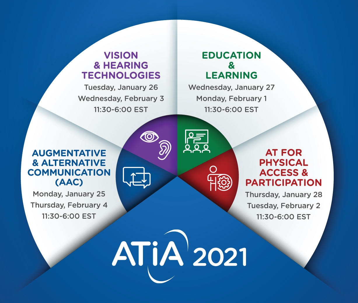 ATIA 2021 Schedule-at-a-Glance - Assistive Technology Industry Association